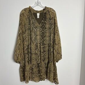 H&M Animal Print Dress